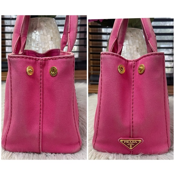 SOLD❌Authentic PRADA Canapa Logo Bag - Picture 7 of 15